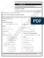 Maths First Year