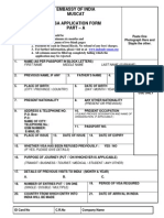 Visa Application Miscat