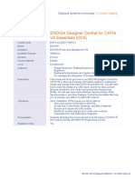ENOVIA Designer Central For CATIA V5 Essentials (DC5) : Dassault Systemes University