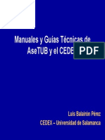 Manuales y Guias Tecnicas AseTUB y CEDEX