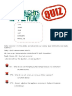 Test Human Rights Quiz