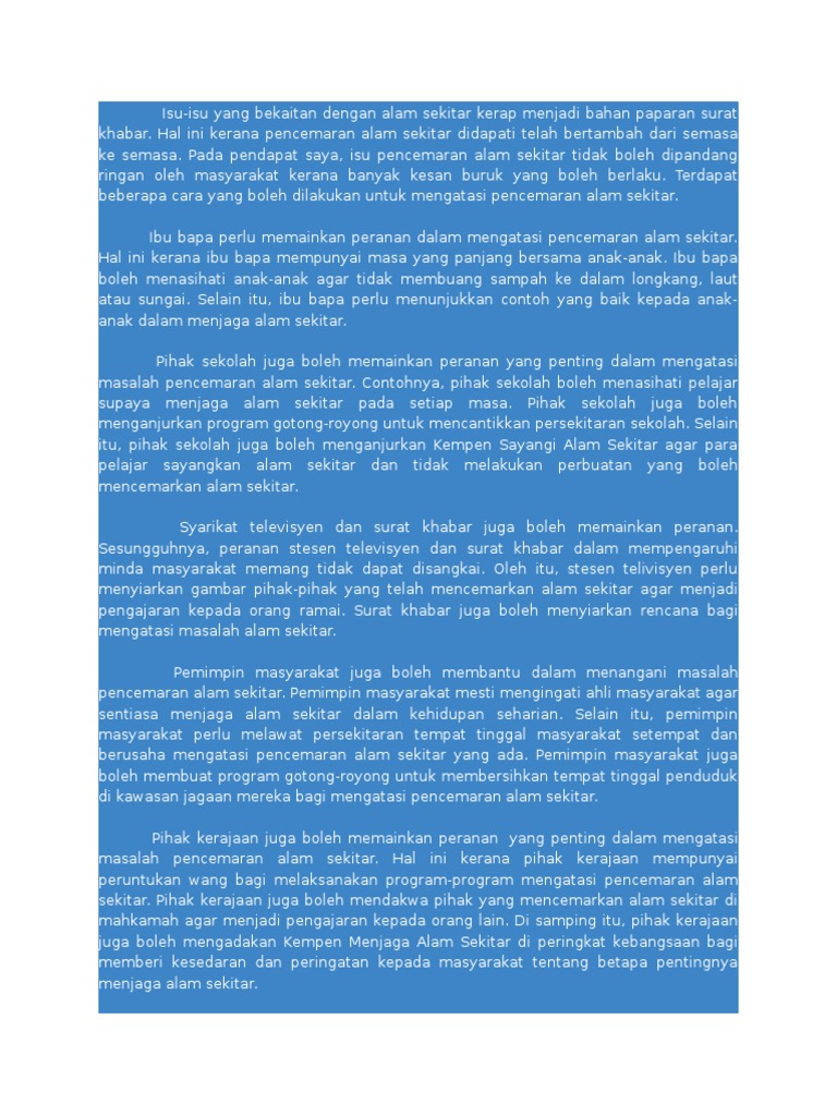 pencemaran alam sekitar pdf