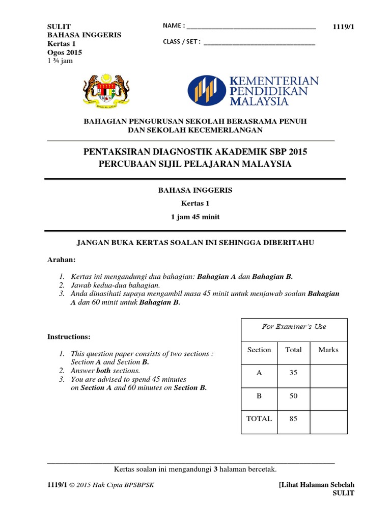 Spm essay example picture