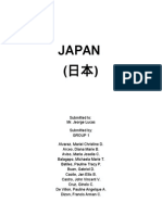 Written Report About Japan