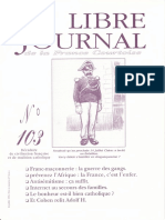 Libre Journal de La France Courtoise N°103