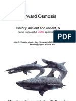 Forward Osmosis: History, Ancient and Recent, &