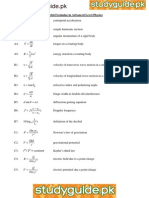 Physics AS Formulae Sheet 2