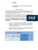 Instructivo Del Proceso de Evaluacin de Los Aprendizajes