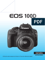 Manual Instrucciones CANON EOS 100D