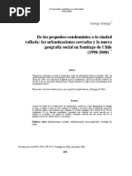 Transformaciones socio espaciales
