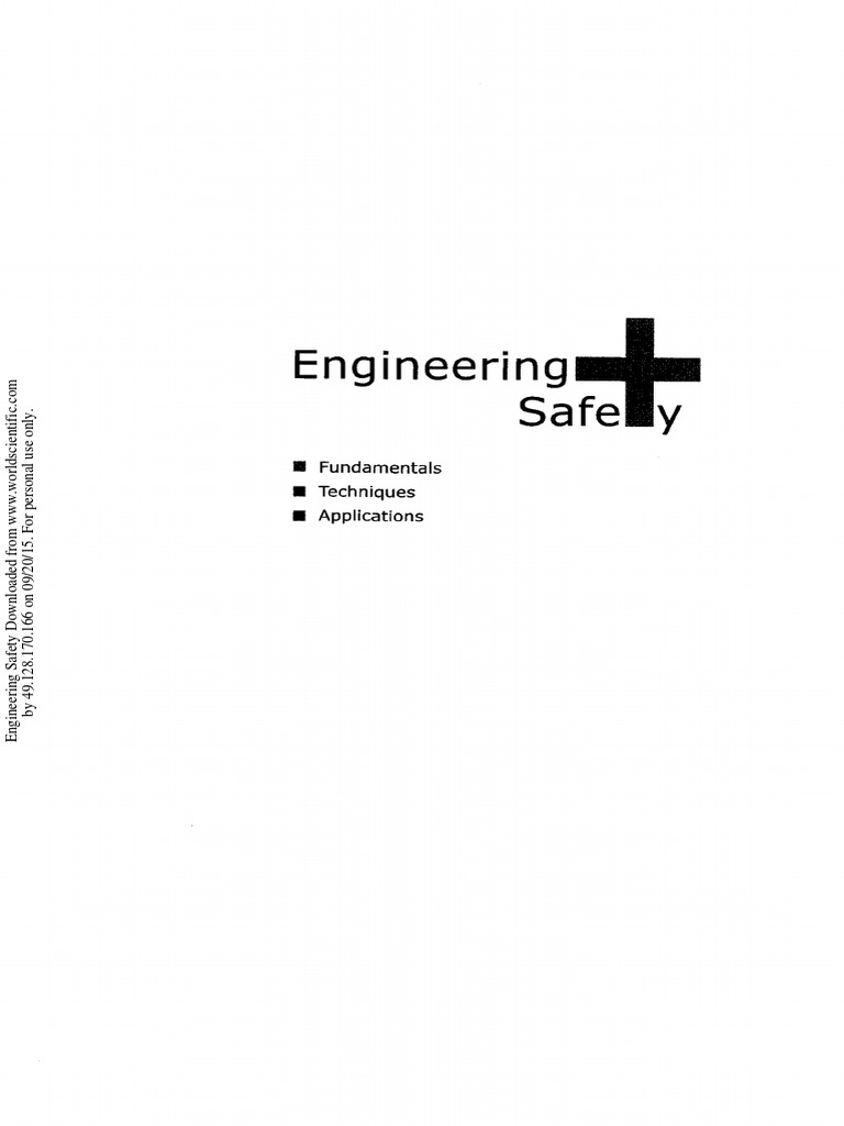 Index For Engineering + Safety Fundamentals, Techniques, Applications