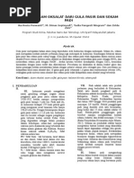 Download JURNAL SINTESIS ASAM OKSALAT DARI GULA PASIR DAN SEKAM PADI by Yudia Pangesti SN282192095 doc pdf