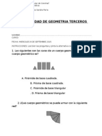 Prueba de Matematica Geometria 3 Basico