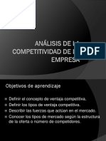 Análisis de La Competitividad de La Empresa