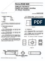 Representacion Dibujo tecnico de roscas