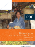 Timor-Leste - Gender and Investment Climate Reform Assessment