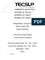 Mantenimiento industrial: informe de taller de ultrasonido