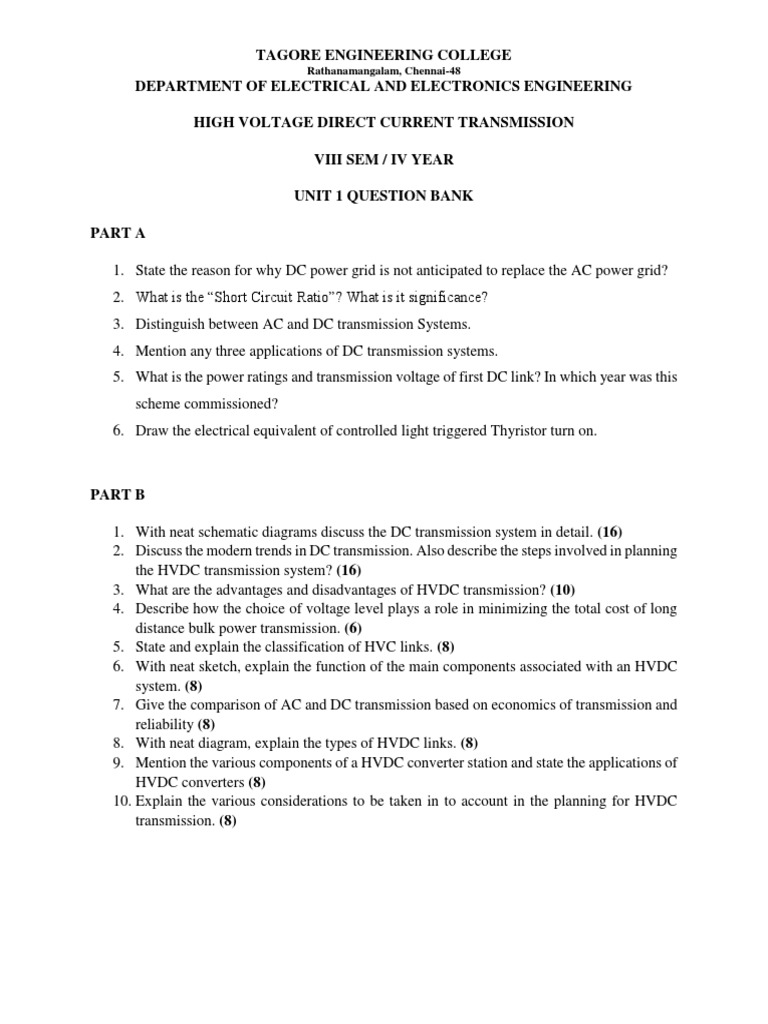 Unit I | PDF