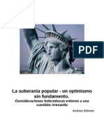 Bohmler.- La soberanía popular - un optimismo sin fundamento