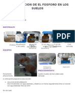 Determinacion de El Fosforo en Los Suelos