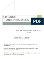 Cuidados Transoperatorios