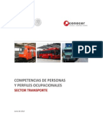 Competencias Profesionales en El Sector Transporte