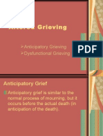 Altered Grieving: Anticipatory Grieving Dysfunctional Grieving