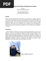 Fundamentals of the Design of Olympic Recurve Bows
