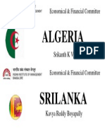 Eco Fin Algeria Srilanka