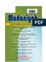 Jurnal Madaniyah Vol. 2 edisi IX Agustus 2015