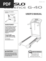 Weslo WLTL29606 Manual