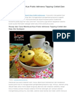 Resep Kue Pukis