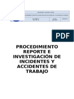 Sgi-Pr-01 Procedimiento de Investigacion de Accidentes