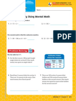 Multiply Using Mental Math