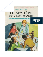 Blyton Enid Fr Série Mystère 1 Le Mystère Du Vieux Manoir 1949 Barney the Rockingdown Mystery
