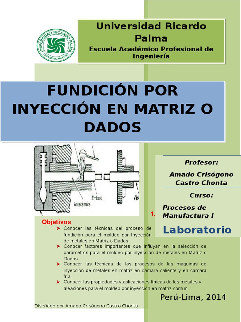 Fundición por Inyección en Matriz | PDF