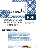 Consejeria en Planificacion Familiar Upao 2015