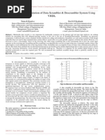 Download Design and Implementation of Data Scrambler  Descrambler System Using VHDL by Editor IJRITCC SN282227635 doc pdf