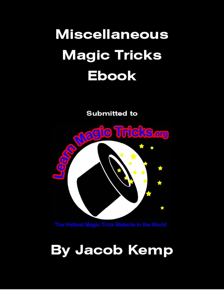 Street Magic Tricks Tutorial PDF | PDF | Magic (Illusion) | Knot