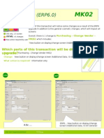 SAP Upgrade (ERP6.0) : Which Parts of This Transaction Will Be Different After The Upgrade?