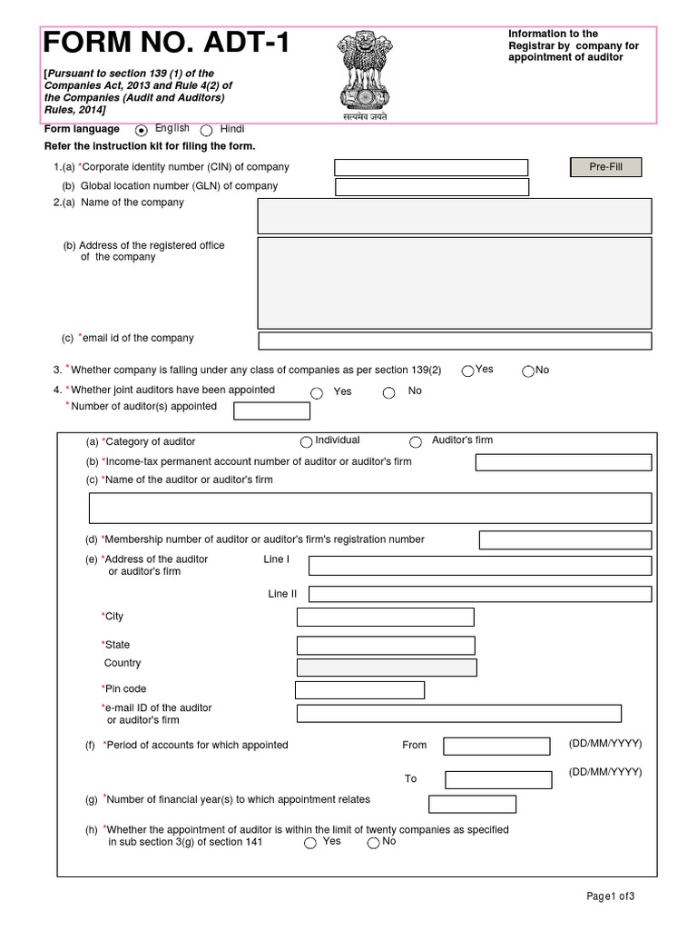 form-adt-1-audit-board-of-directors