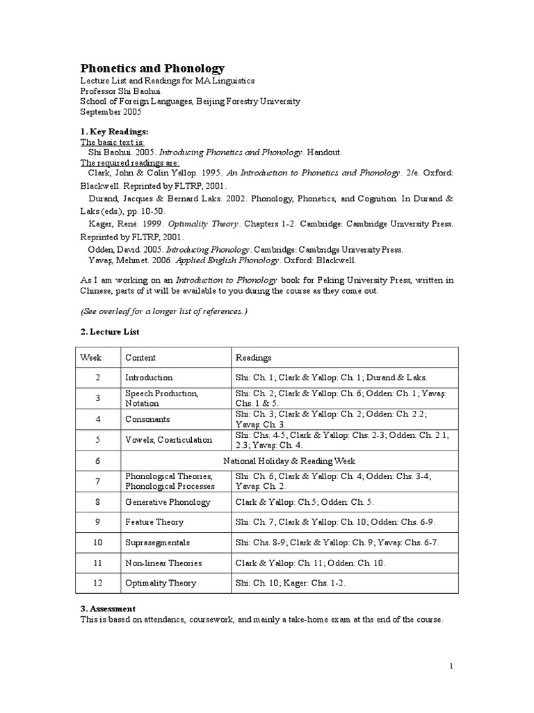 Phonetics and Phonology | PDF | Phonology | Phonetics