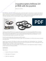 Management Quadrocopters ArDrone 2