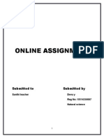 Online Assignment Devu