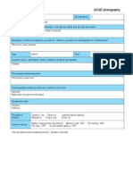 Gcse-Photoshoot-Planner 8