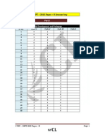 CTET Sep 2015 - Paper II Answer Key SET U, SET V, SET W, sET X PDF