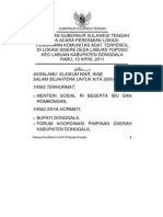 Samb 13 April Kunker Mentri Sosial Ri Didonggala