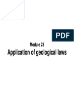 Module 22B - Application of Geological Laws