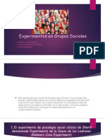 Experimentos en Grupos Sociales