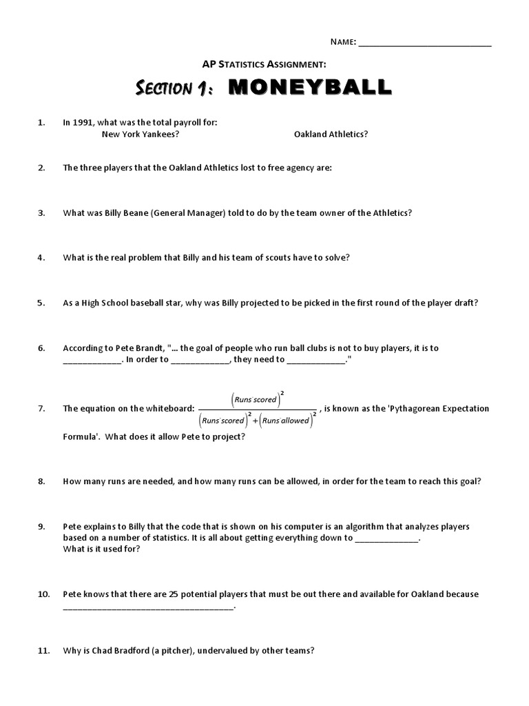 moneyball-video-notes-answers-pdf-baseball-teams-sports